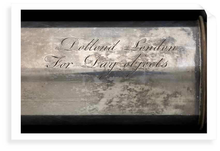 Day or night telescope - inscription by Dollond