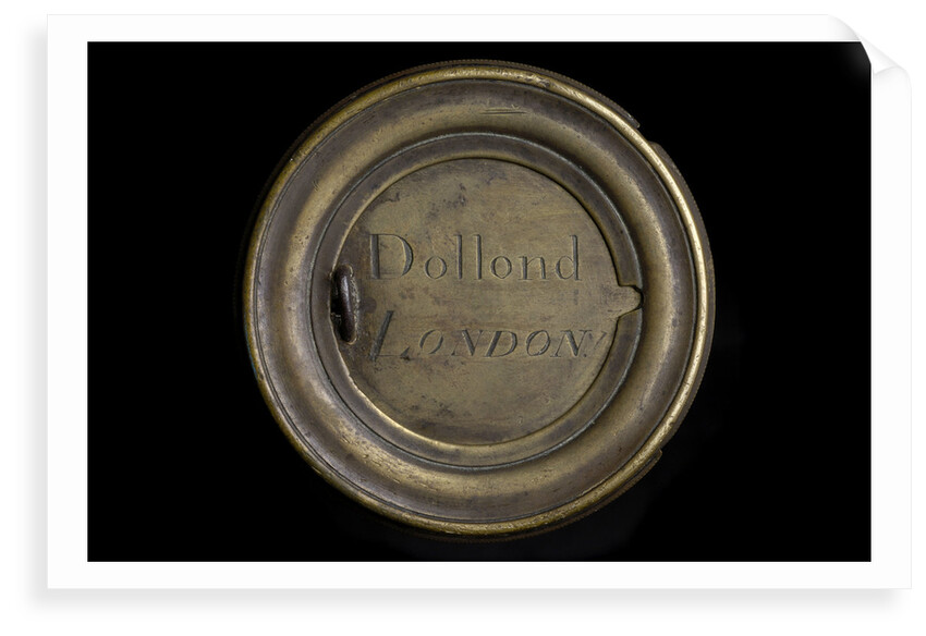Polygonal telescope - inscription by Dollond