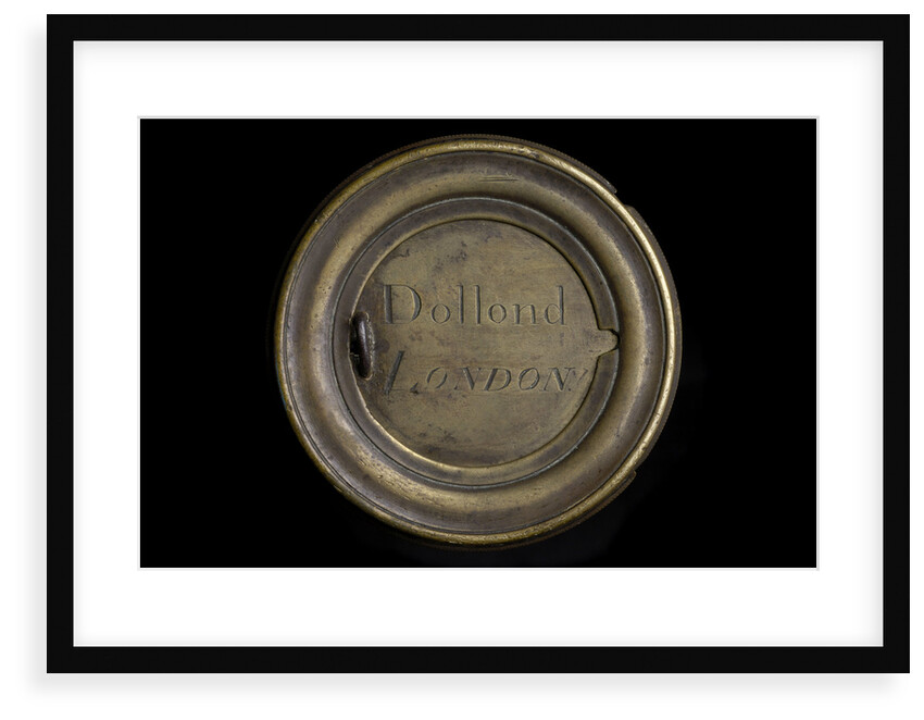 Polygonal telescope - inscription by Dollond