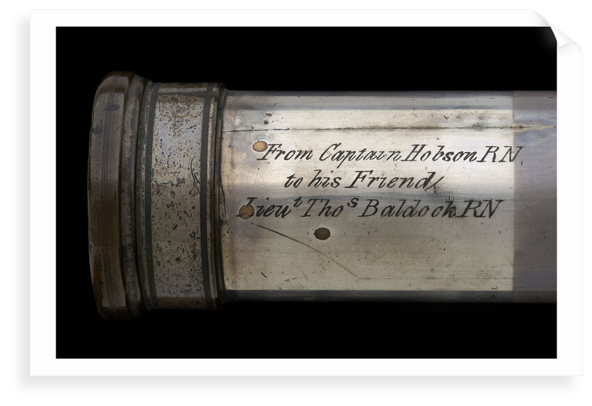 Naval telescope- draw tube inscription by Thomas Harris & Son