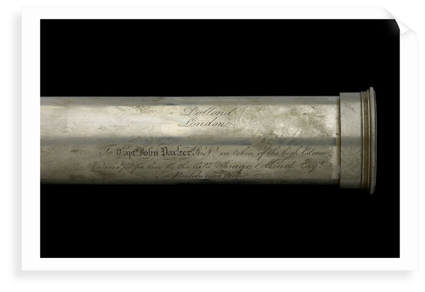Naval telescope- draw tube inscription by Dollond