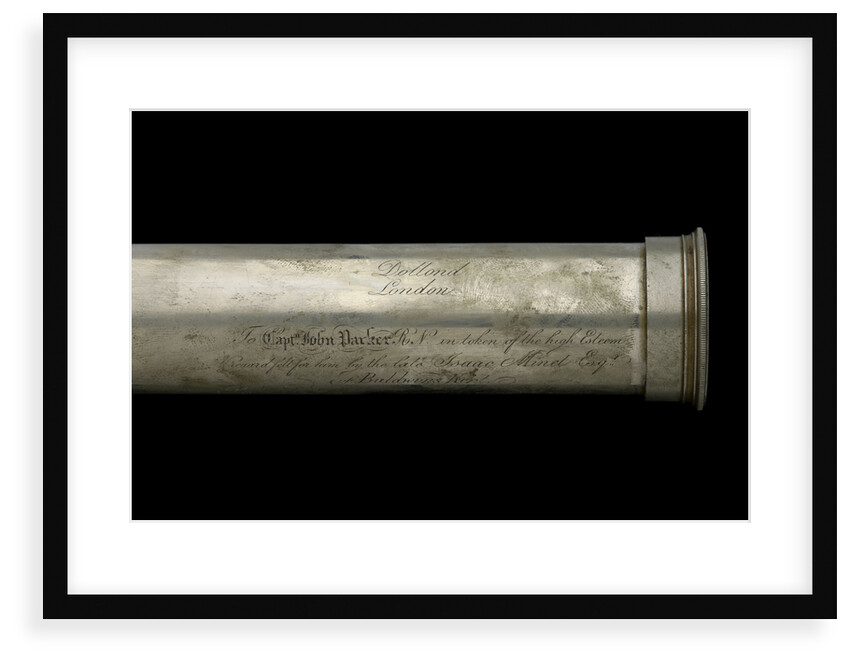Naval telescope- draw tube inscription by Dollond