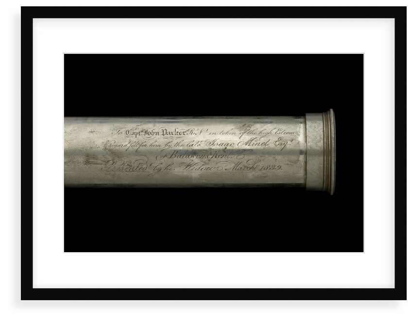 Naval telescope- draw tube inscription by Dollond