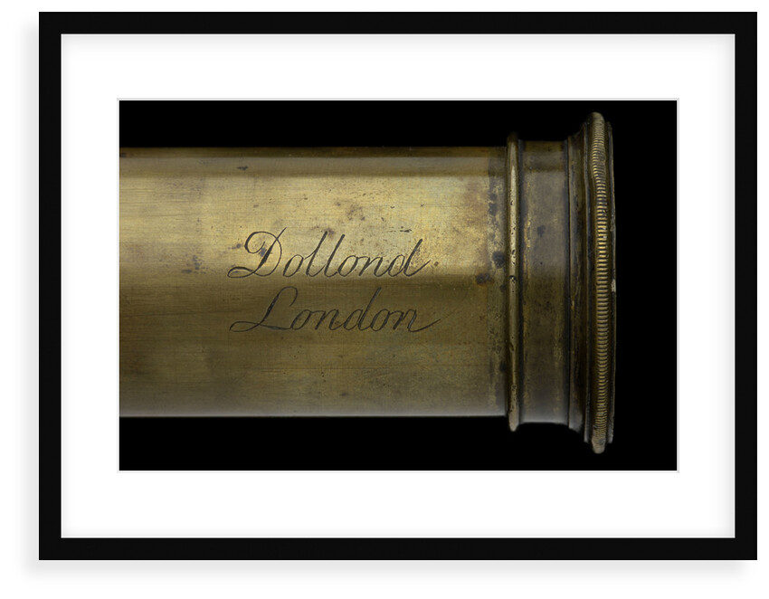Polygonal telescope- draw tube inscription by Dollond