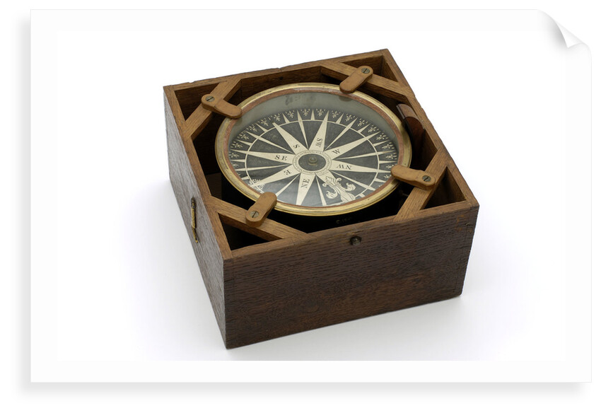 Mariner's compass by George Adams, around 1776 by George Adams