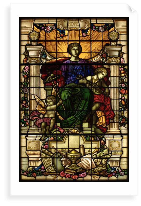 Baltic Exchange Glass, The Virtue Windows, Hope by John Dudley Forsyth