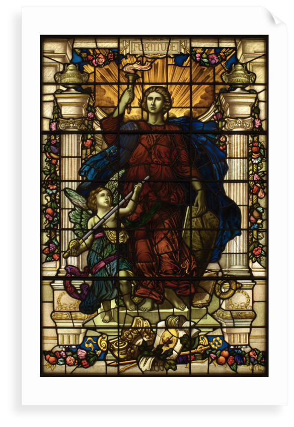 Baltic Exchange Glass, The Virtue Windows, Fortitude by John Dudley Forsyth