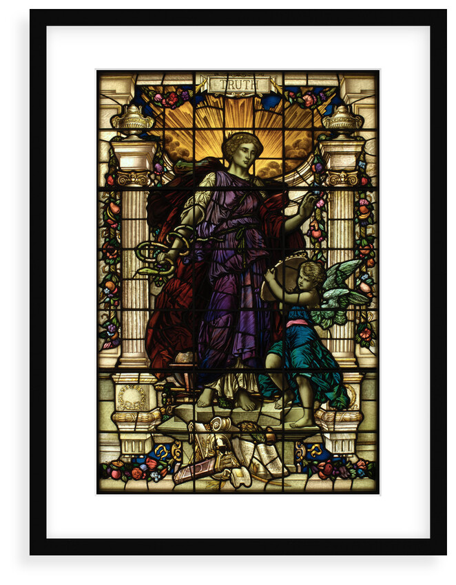 Baltic Exchange Glass, The Virtue Windows, Truth by John Dudley Forsyth