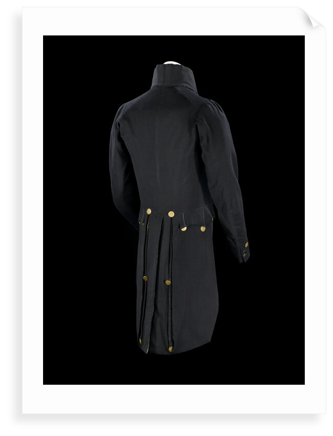 Surgeon Full dress coat, back  - Royal Naval uniform: pattern 1825-1832 by unknown