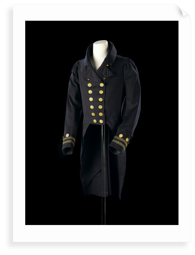 Undress coat, Royal Naval uniform: pattern 1825-1827 by R. Norton