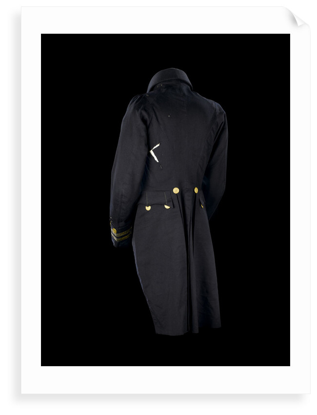 Undress coat - back, Royal Naval uniform: pattern 1825-1827 by R. Norton