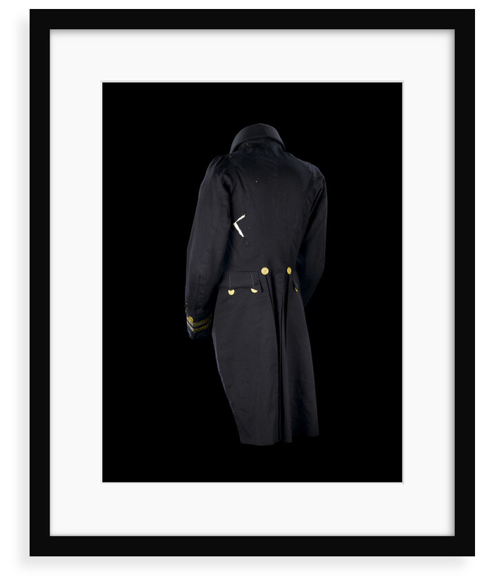 Undress coat - back, Royal Naval uniform: pattern 1825-1827 by R. Norton