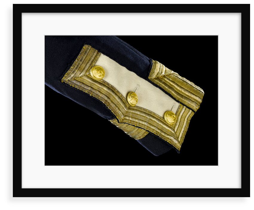 Full dress coat - cuff detail, Royal Naval uniform: pattern 1843 by Clancy