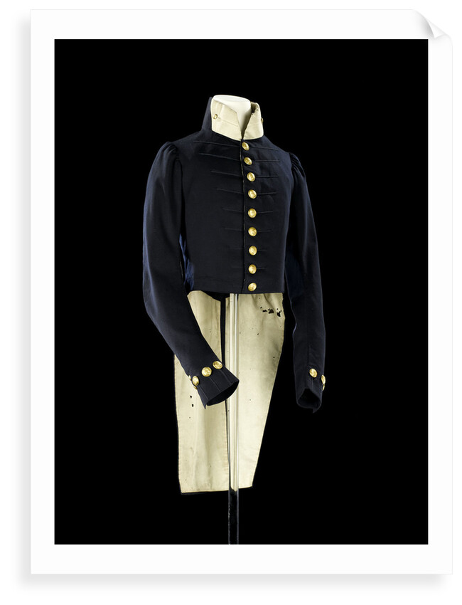 Tailcoat, Royal Naval uniform: pattern 1827-1843 by Hammond Turner & Sons