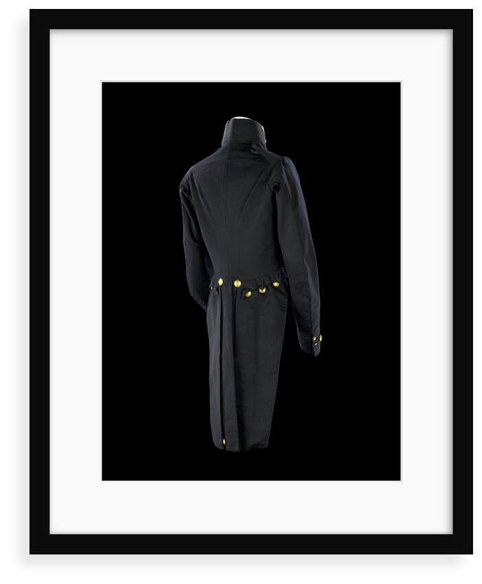 Tailcoat - back, Royal Naval uniform: pattern 1827-1843 by Hammond Turner & Sons