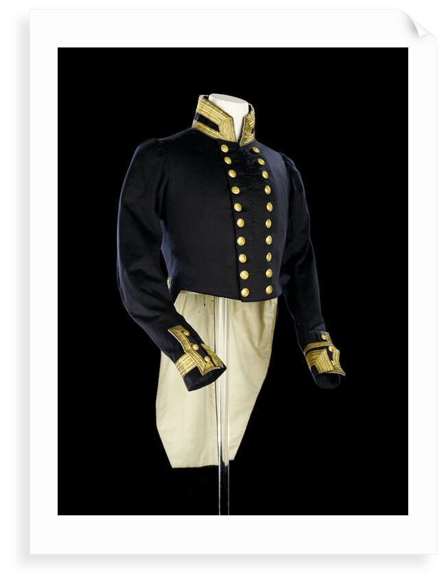 Full dress coat, Indian Naval uniform: pattern 1828 by Maynard & Harris
