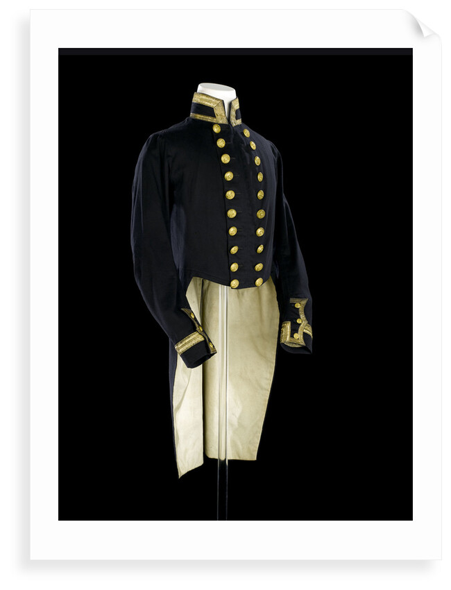 Full dress coat, Indian Naval uniform: pattern 1828 by Jennens