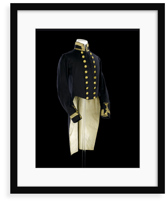 Full dress coat, Indian Naval uniform: pattern 1828 by Jennens