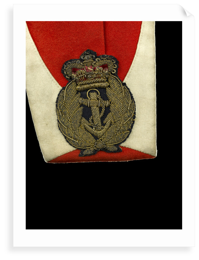 Coatee - tail badge, Royal Marines uniform: pattern 1830 by unknown