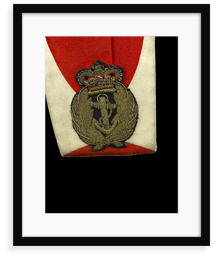 Coatee - tail badge, Royal Marines uniform: pattern 1830 by unknown