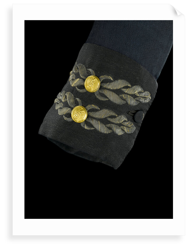 Round jacket - cuff detail, Honourable East India Company: pattern 1830 by unknown