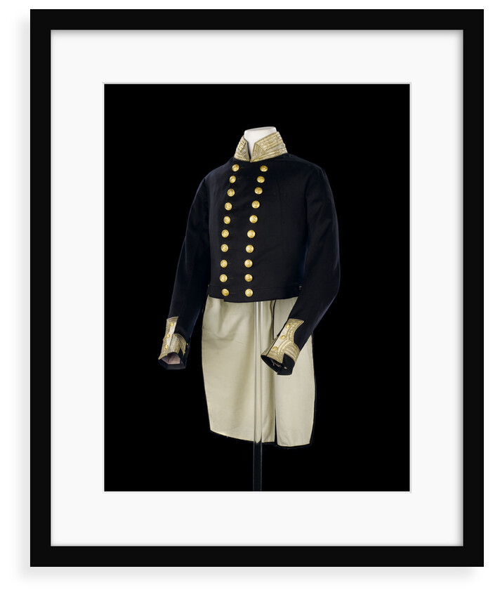 Full dress coat, Royal Naval uniform: pattern 1843 by Boggett & Reynolds
