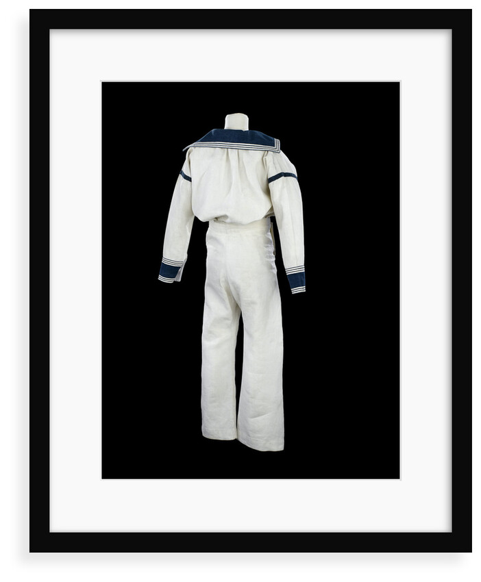 Sailor suit - back, Royal Naval uniform: pattern 1846 by unknown