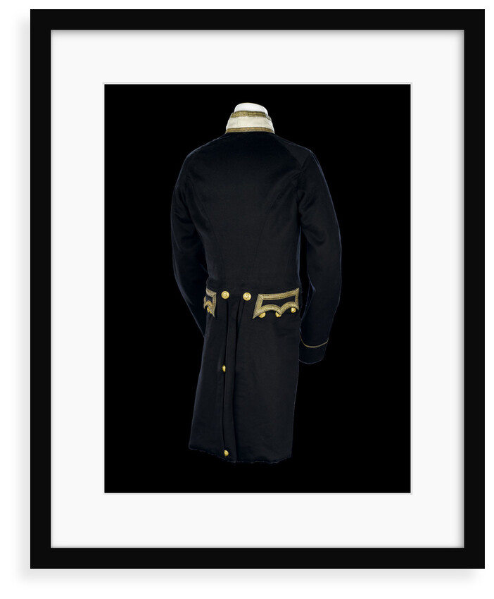 Full dress coat - back, Royal Naval uniform: pattern 1856 by unknown