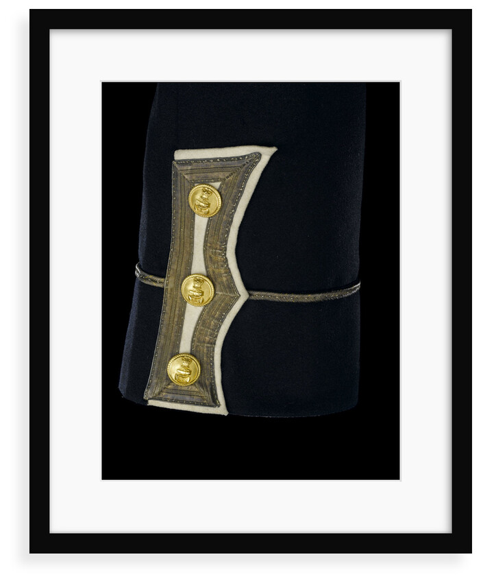 Full dress coat - cuff detail, Royal Naval uniform: pattern 1856 by unknown