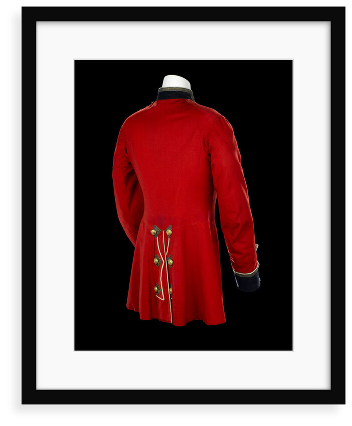 Tunic - back, Royal Marines Light Infantry uniform: pattern 1856-1863 by J. & C. Linney