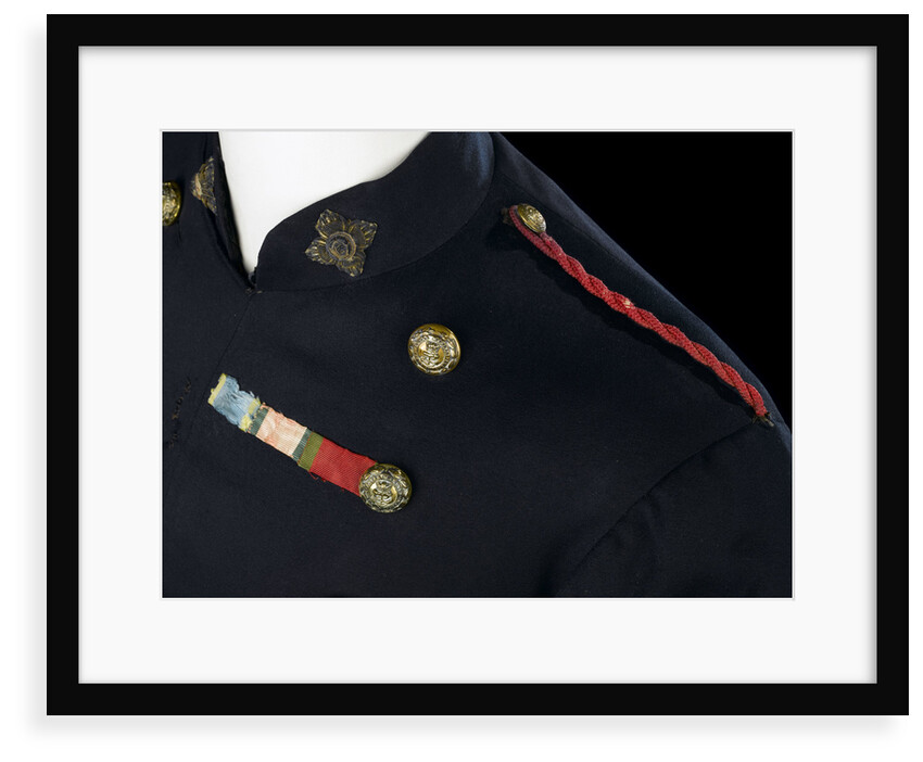 Frock coat - shoulder detail, Royal Marines Light Infantry uniform: pattern 1856-1867 by Charles Jennens & Co.