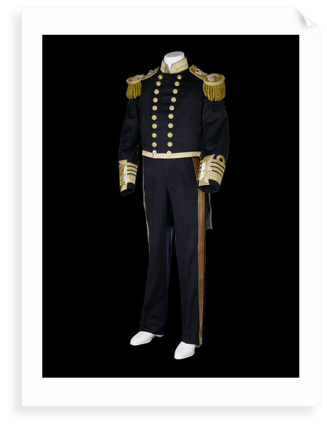 Full dress uniform, Royal Naval uniform: pattern 1856 by Jennens