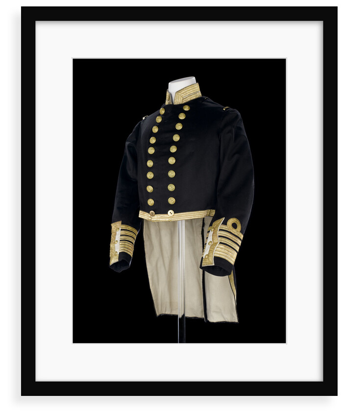 Full dress coat, Royal Naval uniform: pattern 1856 by Jennens