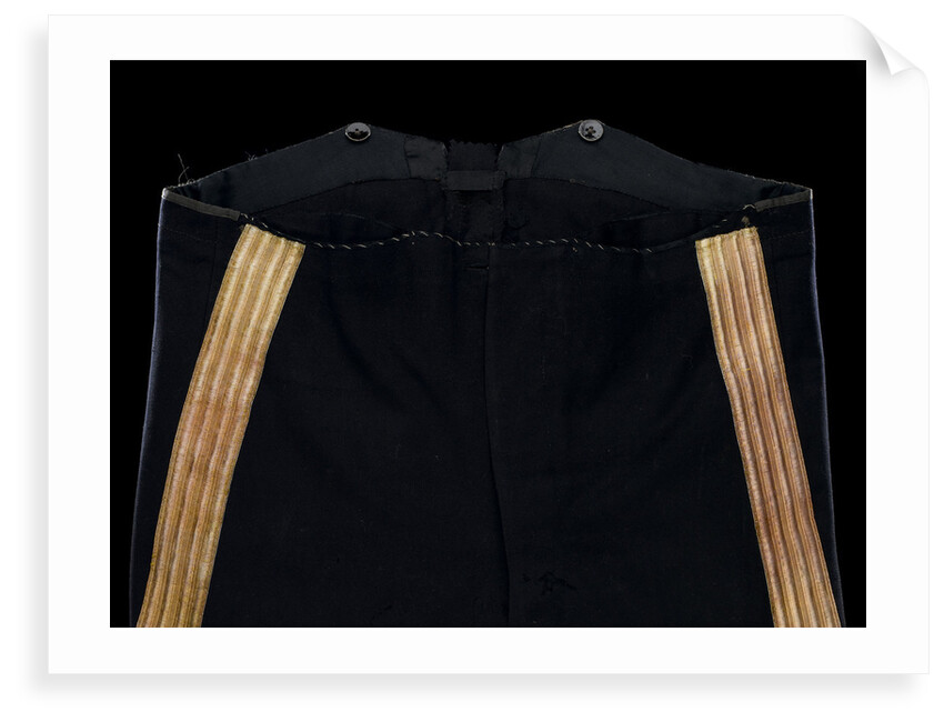 Full dress trousers, Royal Naval uniform: pattern 1856 by Landon & Co.