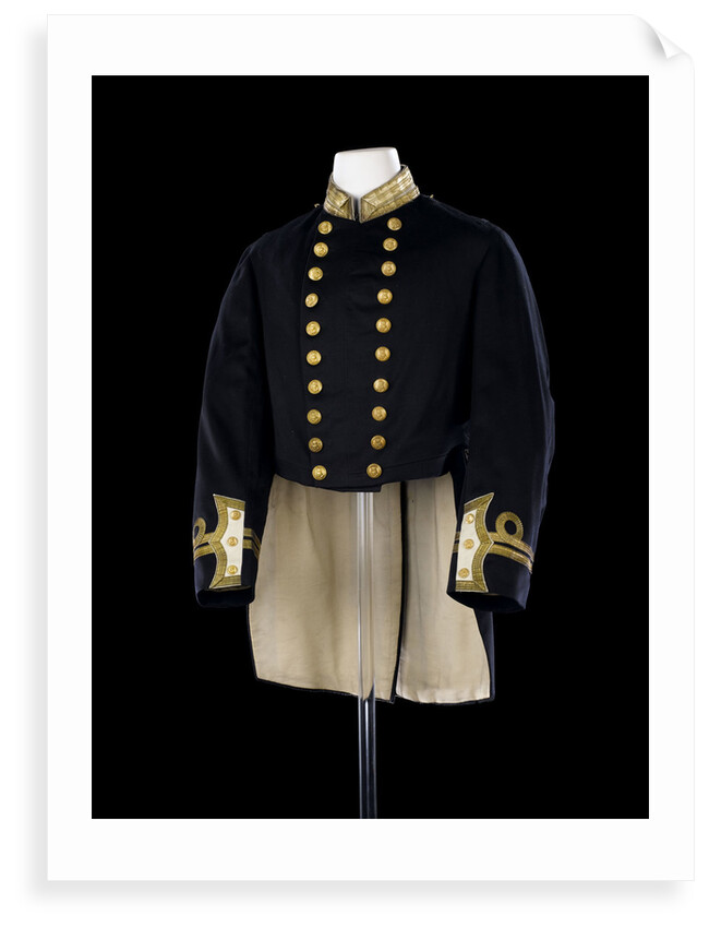Full dress coat, Royal Naval uniform: possibly pattern 1856-1891 by Gillott & Hasell