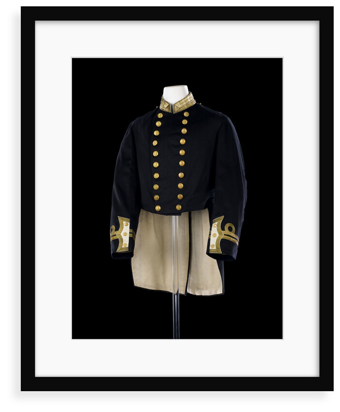 Full dress coat, Royal Naval uniform: possibly pattern 1856-1891 by Gillott & Hasell