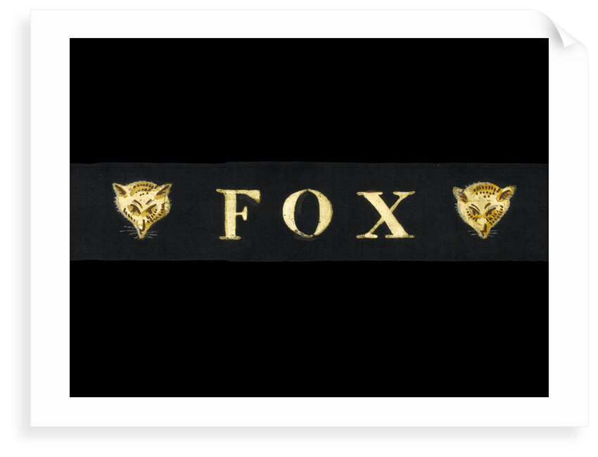 Rating's cap ribbon by unknown