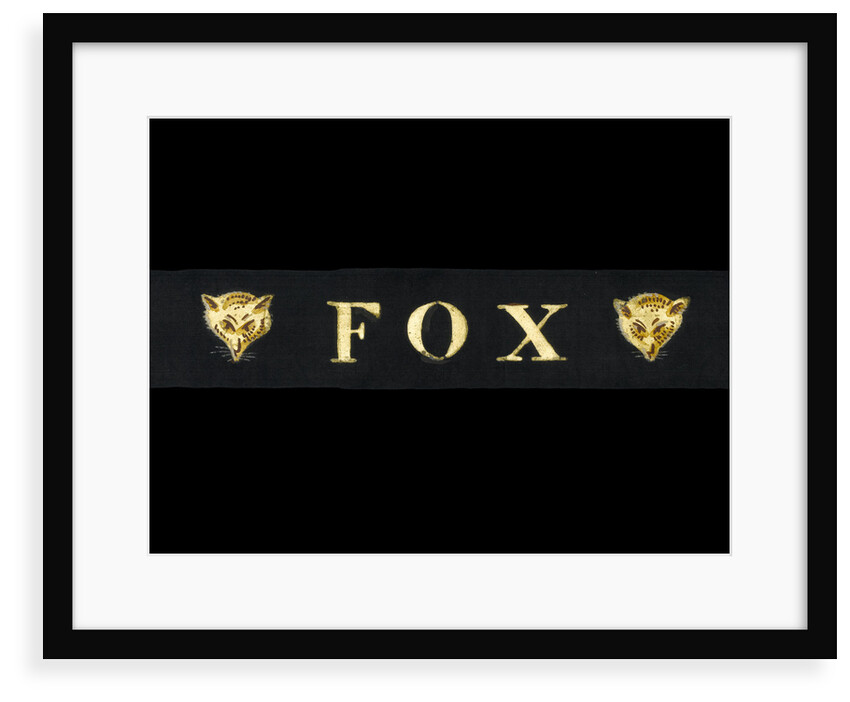 Rating's cap ribbon by unknown