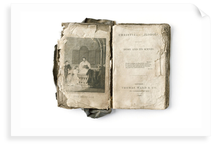Christian Melodies' title page spread by Thomas Ward & Co.