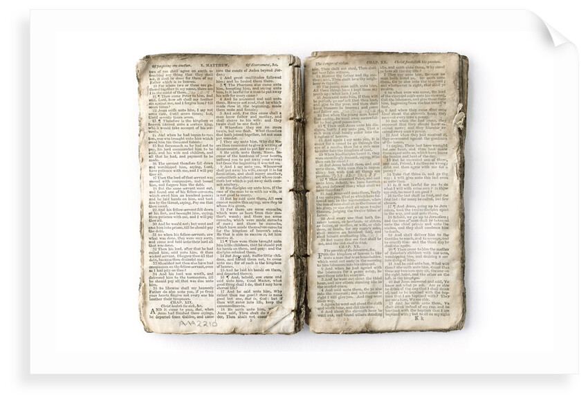 Bible - double page spread by unknown