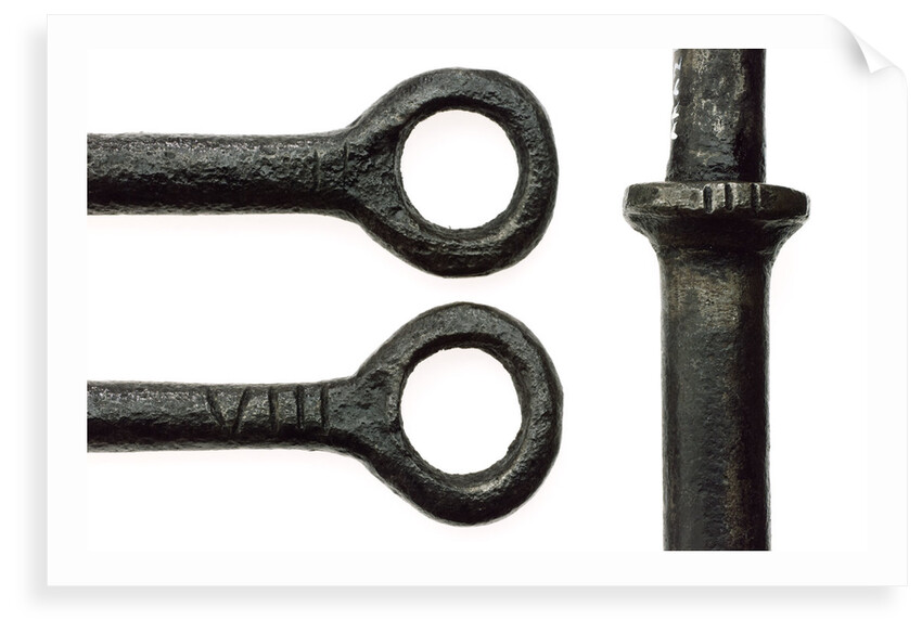 Stanchions: inscriptions by unknown