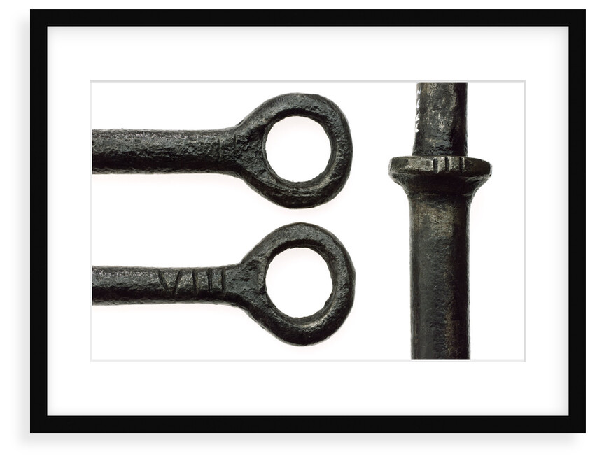 Stanchions: inscriptions by unknown