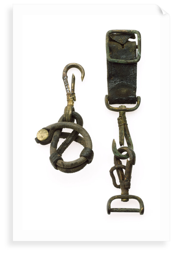 Sword belt spring hooks by unknown