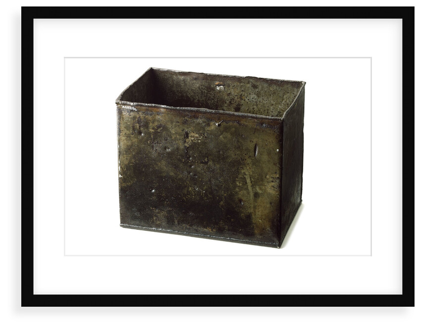 Pemmican tin - inscription by unknown