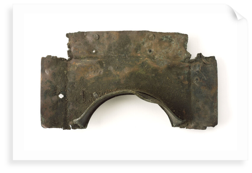 Fragments of copper sheet by unknown