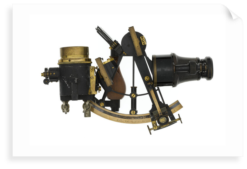 Sextant with artificial horizon by Hurlimann Ponthus & Therrode