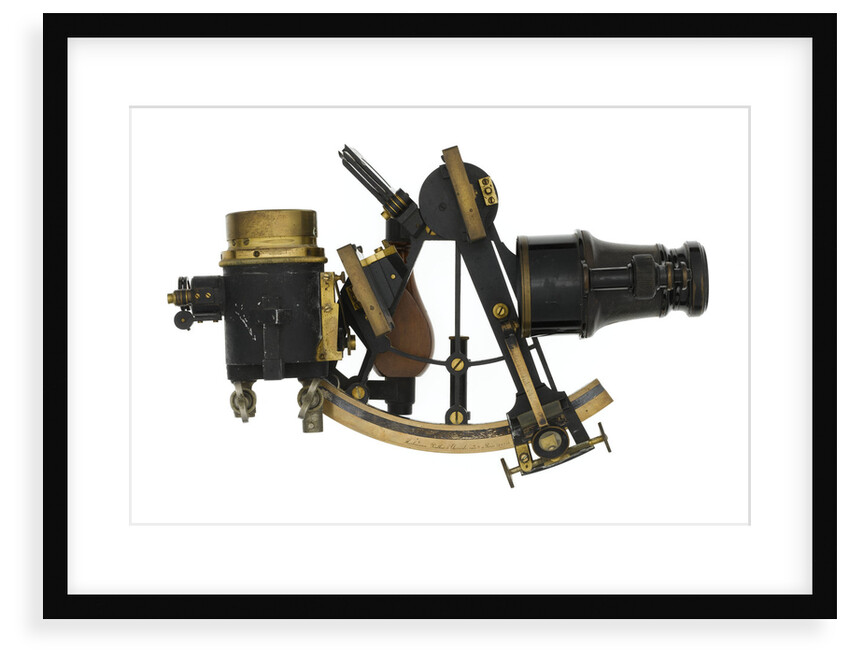Sextant with artificial horizon by Hurlimann Ponthus & Therrode