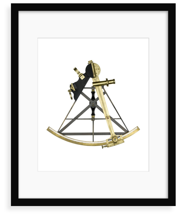 Sextant, brass - Gilbert & Wright - front by Gilbert & Wright