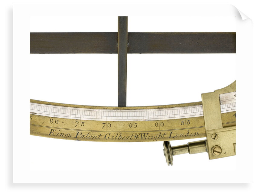Sextant, brass - Gilbert & Wright - inscription by Gilbert & Wright