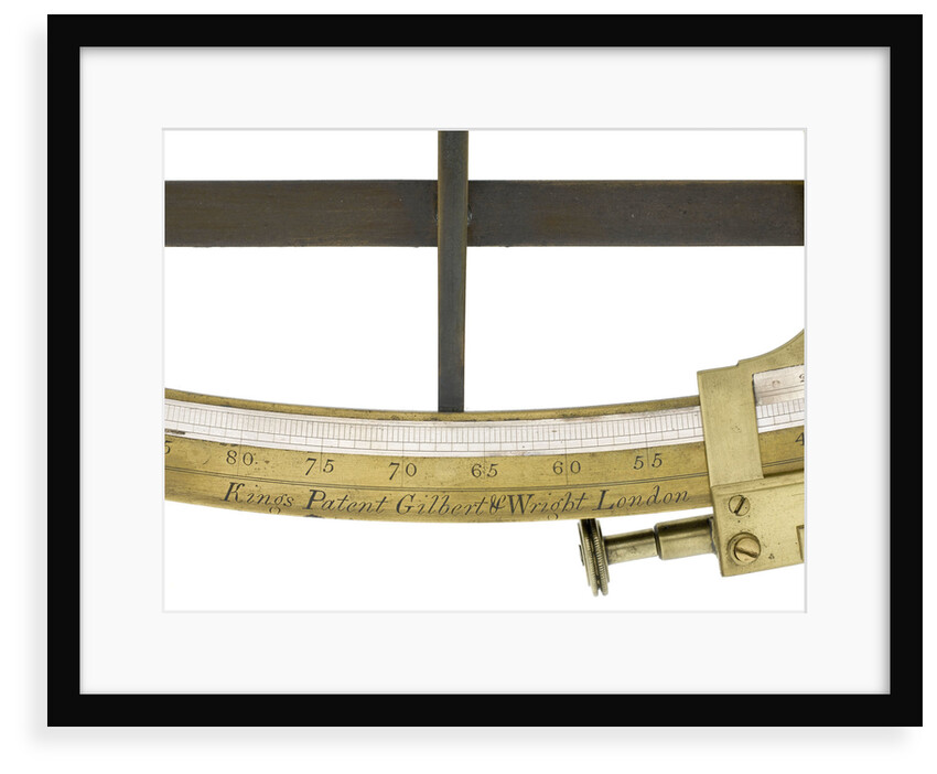 Sextant, brass - Gilbert & Wright - inscription by Gilbert & Wright